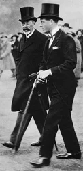 King George V and His Son, Prince Edward, Duke of Windsor