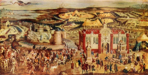 King Henry VIII Meeting Francis at the Field of the Cloth of Gold