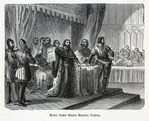 King John Signs Magna Carta, 1882