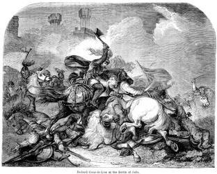 King Richard I at the Battle of Jaffa