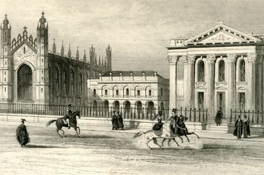 Kings College Chapel, University Library & Senate House, Cambridge, c1835