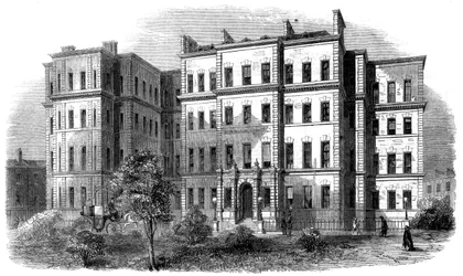 Kings College Hospital, Portugal Street, Lincolns Inn, London, c1860s