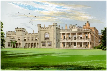 Knowsley Hall, Lancashire, Home of the Earl of Derby