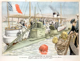 Korrigan, French navy submarine, 1906