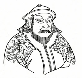 Kublai Khan 1215-1294 of the Mongol Empire and Founder of the Yuan Dynasty