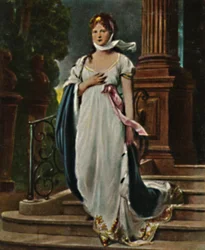 Queen Louise 1776-1810. - Painting by Gustao Richter