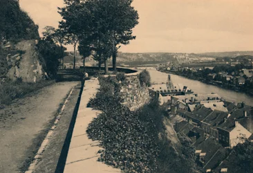 The Meuse seen from the Citadel, c1900