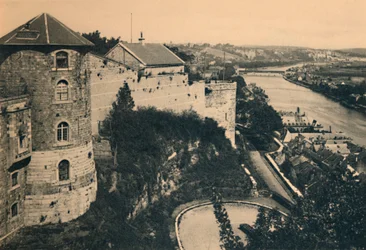 The Tower of the Citadel and Panorama of the Meuse
