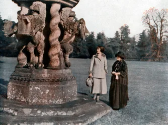 Lady Elizabeth Bowes-Lyon and the Countess of Strathmore, Glamis Castle, Scotland
