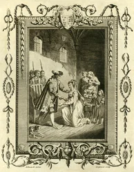 Lady Elizabeth Grey Petitioning Edward IV to Restore Her Lands, 1461, 1783
