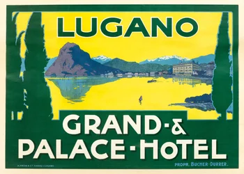 Lake Lugano. Grand and Palace Hotel