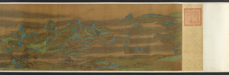 Landscape in Blue and Green
