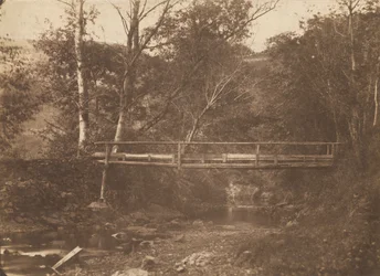Landscape with Trees and Bridge