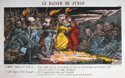 The Kiss of Judas, Paris Commune, 1871.