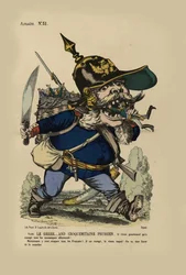 The Great German Ogre. King Wilhelm Eats the German Small States