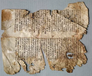 Leaf from a Christian Homily, 500s-600s