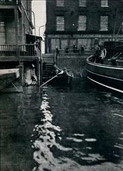 Leaving Battle Bridge Stairs, London
