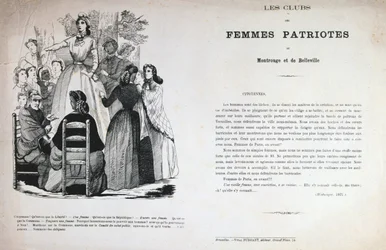 Les Clubs des Femmes Patriotes, Paris Commune