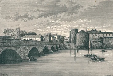 Limerick - Thomond Bridge and King John