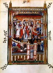 Lisbius Proclaims Himself a Disciple of Christ, 1317