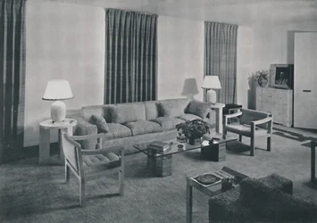 Living room in the apartment of Samuel A. Marx