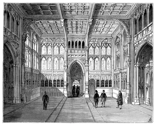 Lobby of the Houses of Commons, London