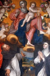 Loire Atlantique No. 069 - Moutiers - St-Pierre Church - Altarpiece (Detail)