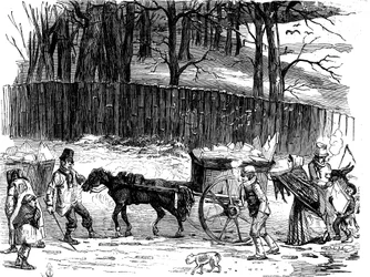 London Ice Carts, 1850