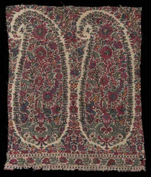 Long Shawl Fragment, 1820-1825