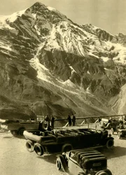 Look-Out Point at Hochmais on the Grossglockner Alpine Road, Austria