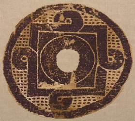 Looped Roundel from a Blanket or Cover, 300s-400s