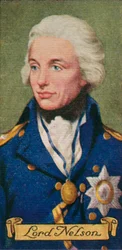 Lord Nelson (taken from a series of cigarette cards, 1935)