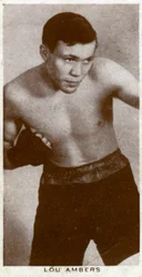Lou Ambers, American Boxer, 1938