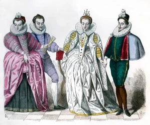 Louise of Lorraine, Duke of Guise, Marguerite de Vaudemont and Anne de Joyeuse, 1581