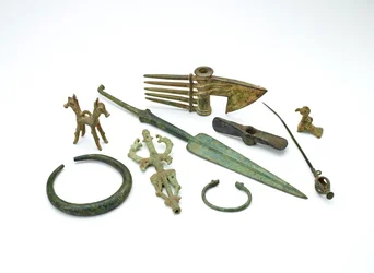Luristan Small Bird Pendant and Assorted Tools