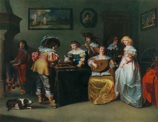 Lute, unknown painter of the seventeenth century