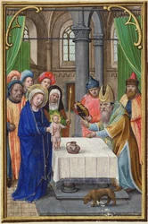 The Presentation in the Temple, from a Book of Prayers, early 16th century