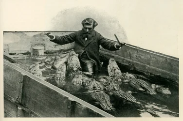 M. Pernelet and His Pets, 1902