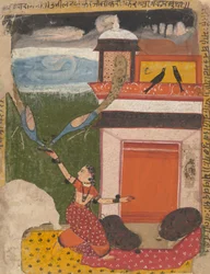 Madhumadhavai Ragini from a Dispersed Ragamala Series