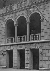 Main Entrance of the Fraternity Clubs Building, New York City