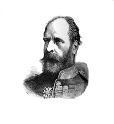 Major-General Sir E. B. Hamley, Commanding the Second Division, c1882