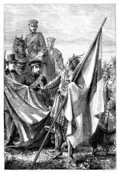 Major Sprague and the Indians