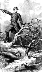 Major Theodore Winthrop at Big Bethel, Virginia
