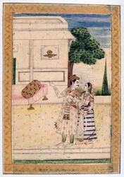 Malavi Ragini, Ragamala Album, School of Rajasthan, 19th Century