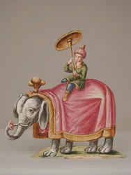 Man on Elephant, 18th century