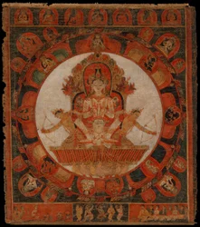 Mandala of Chandra, God of the Moon