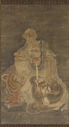 Manjushri Seated on a Lion