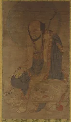 Manjusri and His Lion, Ming dynasty, 1368-1644
