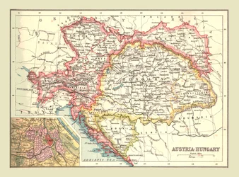 Map of Austria-Hungary