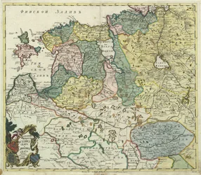 Map of Estonia and Livonia